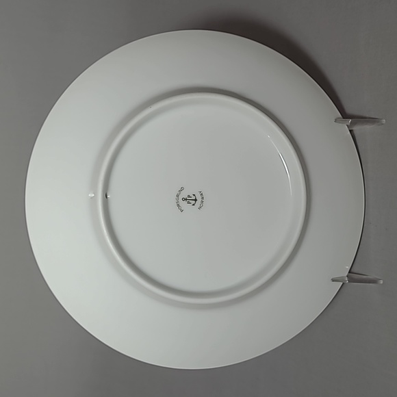 1964 Porsgrund Norway Winter Log Cabin Collectible Plate - Picture 4 of 6